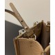 Replica Borsa mini in tessuto Fendi Mini Sunshine Shopper FF 8BS051 Grigio
