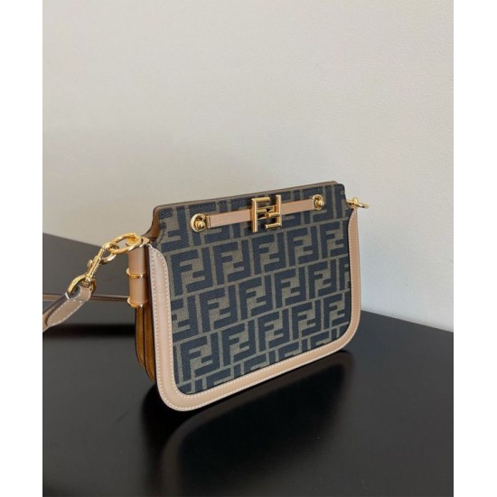 Replica Borsa in tessuto Fendi Touch FF 8BT349 Caffè Replica Borsa in tessuto Fendi Touch FF 8BT349 Caffè