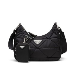 Prada Borsa a spalla imbottita in nylon 1BC151