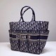Replica Borsa di tela ricamata shopping obliquo Christian Dior