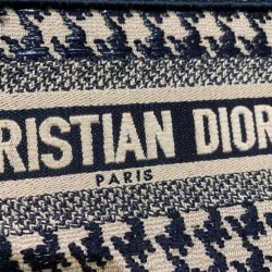 Borsa tote Christian Dior Mini Book nera / gialla