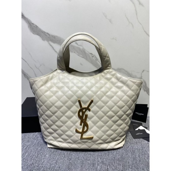 Replica Borsa YSL Saint Laurent Icare Maxi Shopping In Pelle Di Agnello Trapuntata Bianca Replica Borsa YSL Saint Laurent Icare Maxi Shopping In Pelle Di Agnello Trapuntata Bianca