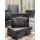 Replica YSL Saint Laurent NIKI Borsa shopping media in pelle stropicciata vintage Nera Replica YSL Saint Laurent NIKI Borsa shopping media in pelle stropicciata vintage Nera