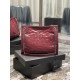 Replica Borsa shopping YSL Saint Laurent NIKI media in pelle vintage stropicciata Claret Replica Borsa shopping YSL Saint Laurent NIKI media in pelle vintage stropicciata Claret