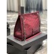 Replica Borsa shopping YSL Saint Laurent NIKI media in pelle vintage stropicciata Claret Replica Borsa shopping YSL Saint Laurent NIKI media in pelle vintage stropicciata Claret