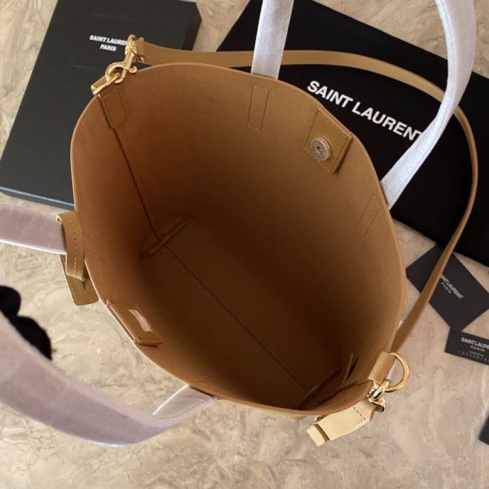 Replica YSL Saint Laurent Shopping Tote Bag Giallo