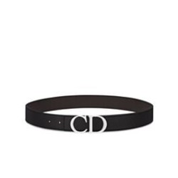 Cintura reversibile Christian Dior con cinturino nero