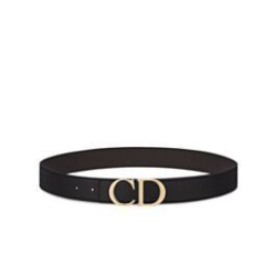 Cintura reversibile Christian Dior con cinturino nero