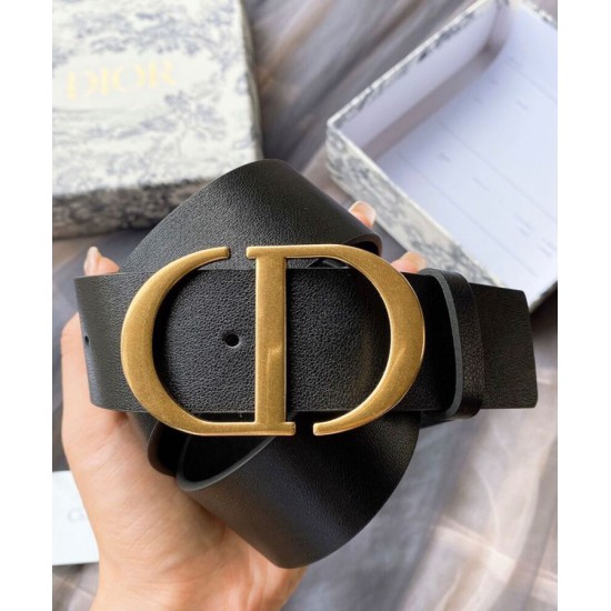 Replica Cintura Christian Dior 30 Montaigne nera Replica Cintura Christian Dior 30 Montaigne nera