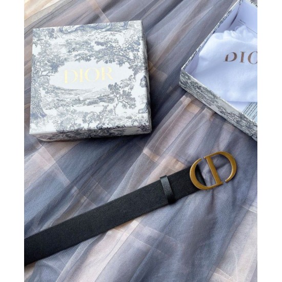 Replica Cintura Christian Dior 30 Montaigne nera Replica Cintura Christian Dior 30 Montaigne nera