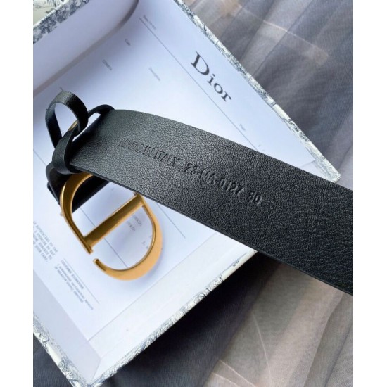 Replica Cintura Christian Dior 30 Montaigne nera Replica Cintura Christian Dior 30 Montaigne nera