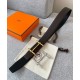 Replica Fibbia per cintura Hermes Royal &amp; Cinturino in pelle reversibile 38mm Henna