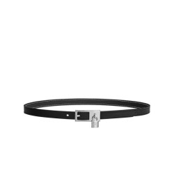 Cintura reversibile Hermes Lucky 15 nera