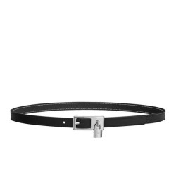 Cintura reversibile Hermes Lucky 15 nera