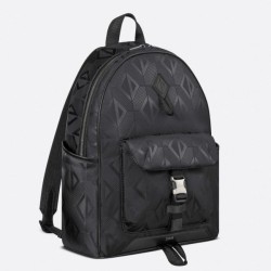 Zaino Dior Explorer CD Diamond Mirage Ski Capsule Nylon Nero