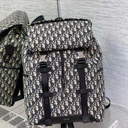 Zaino Dior Explorer Dior Oblique Jacquard Nero
