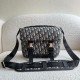 Replica Borsa a tracolla jacquard Dior Explorer Dior Oblique nera Replica Borsa a tracolla jacquard Dior Explorer Dior Oblique nera