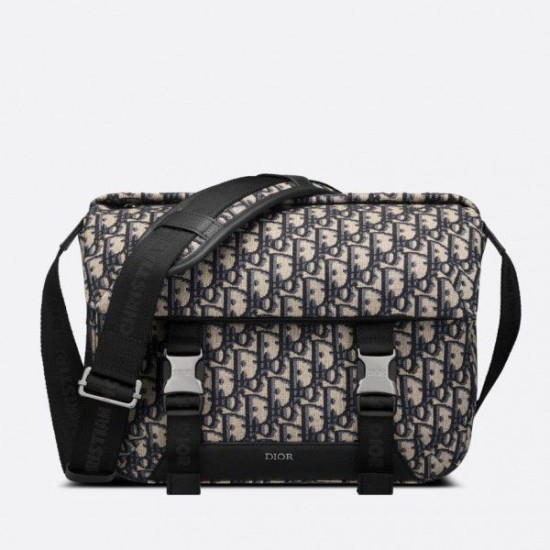 Replica Borsa a tracolla jacquard Dior Explorer Dior Oblique nera Replica Borsa a tracolla jacquard Dior Explorer Dior Oblique nera