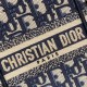 Replica Dior Mini Book Tote Phone Borsa con ricamo Dior Oblique blu Replica Dior Mini Book Tote Phone Borsa con ricamo Dior Oblique blu