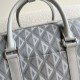 Replica Borsa Dior Lingot 50 Duffle CD Diamond Canvas grigia Replica Borsa Dior Lingot 50 Duffle CD Diamond Canvas grigia