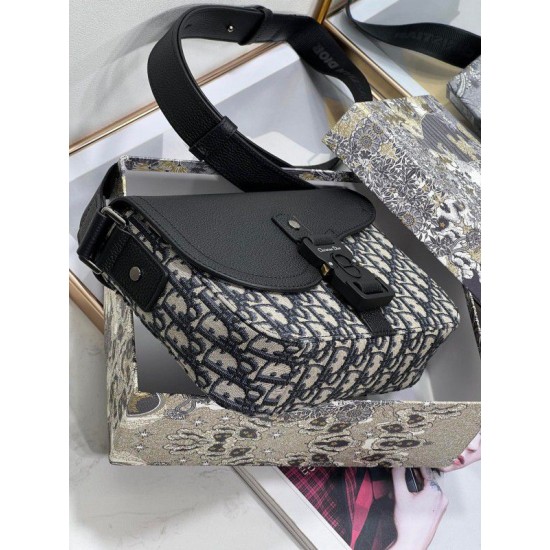 Replica Borsa da uomo Dior Mini Saddle Messenger Oblique Jacquard Replica Borsa da uomo Dior Mini Saddle Messenger Oblique Jacquard