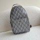 Replica Borsa a tracolla in tela Dior Mini Rider CD Diamond grigia Replica Borsa a tracolla in tela Dior Mini Rider CD Diamond grigia