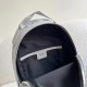 Replica Borsa a tracolla in tela Dior Mini Rider CD Diamond grigia Replica Borsa a tracolla in tela Dior Mini Rider CD Diamond grigia