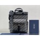 Replica Borsa tote Dior Explorer Dior Oblique Jacquard nera Replica Borsa tote Dior Explorer Dior Oblique Jacquard nera