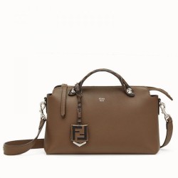 Fendi By The Way Borsa Media Con Manici FF Khaki
