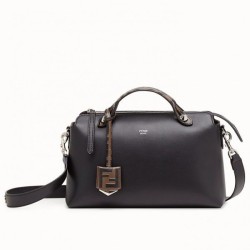 Fendi By The Way Borsa Media Con Manici FF Nera