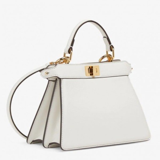 Replica Fendi Peekaboo ISeeU Petite Borsa Nappa Pelle Bianca Replica Fendi Peekaboo ISeeU Petite Borsa Nappa Pelle Bianca