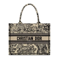 Christian Dior Medium Dior Book Tote Crema