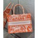 Replica Christian Dior Medium Dior Book Tote arancione Replica Christian Dior Medium Dior Book Tote arancione