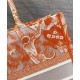 Replica Christian Dior Medium Dior Book Tote arancione Replica Christian Dior Medium Dior Book Tote arancione