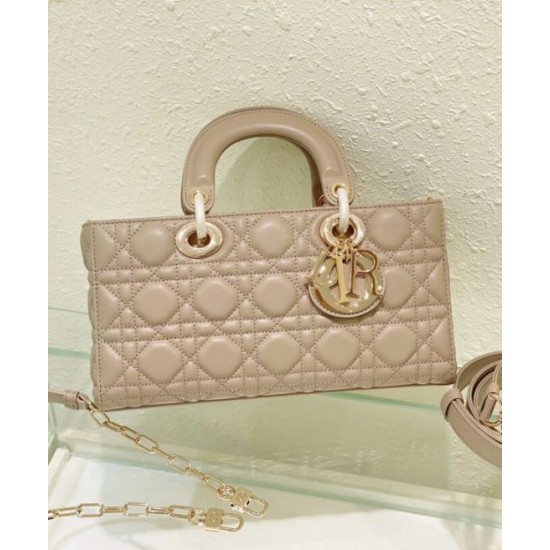 Replica Borsa Christian Dior Lady D-Joy Albicocca Replica Borsa Christian Dior Lady D-Joy Albicocca