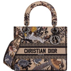 Borsa Christian Dior Medium Lady D-Lite Albicocca