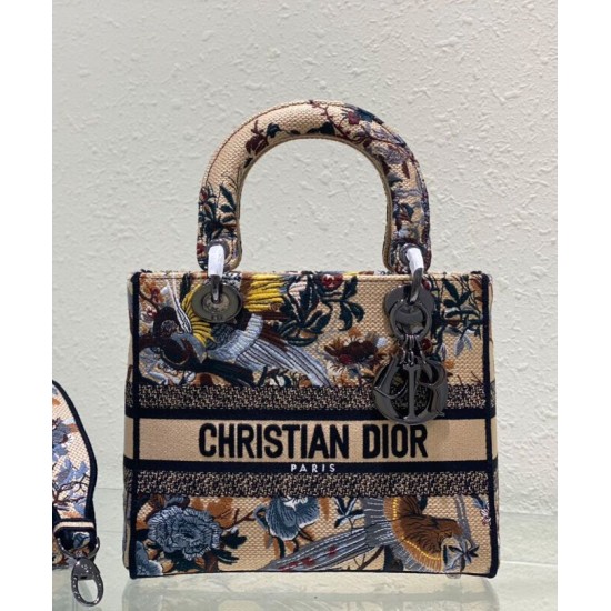 Replica Borsa Christian Dior Medium Lady D-Lite Albicocca Replica Borsa Christian Dior Medium Lady D-Lite Albicocca