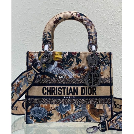 Replica Borsa Christian Dior Medium Lady D-Lite Albicocca Replica Borsa Christian Dior Medium Lady D-Lite Albicocca