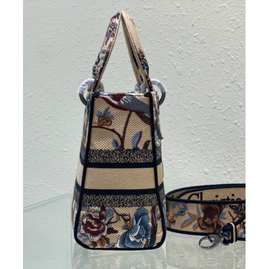 Replica Borsa Christian Dior Medium Lady D-Lite Albicocca Replica Borsa Christian Dior Medium Lady D-Lite Albicocca