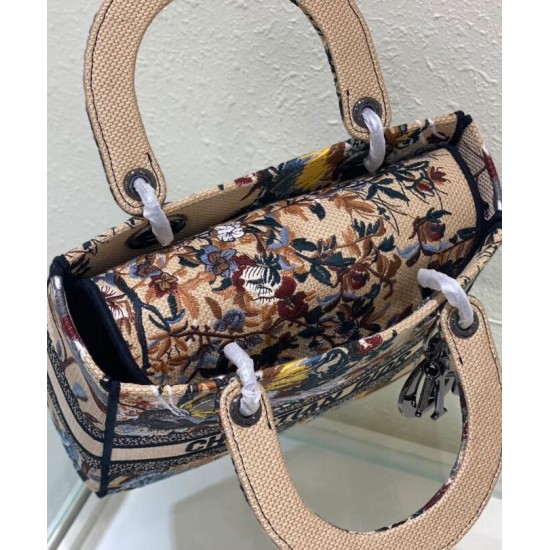Replica Borsa Christian Dior Medium Lady D-Lite Albicocca Replica Borsa Christian Dior Medium Lady D-Lite Albicocca