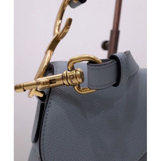 Replica Borsa da sella Christian Dior con cinturino blu scuro Replica Borsa da sella Christian Dior con cinturino blu scuro