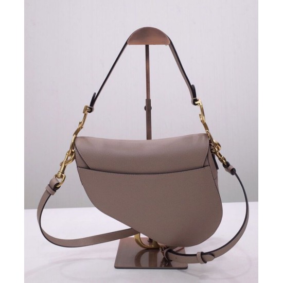 Replica Borsa da sella Christian Dior con cinturino caffè scuro Replica Borsa da sella Christian Dior con cinturino caffè scuro