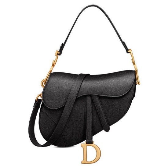 Replica Borsa a sella Christian Dior con cinturino nero Replica Borsa a sella Christian Dior con cinturino nero