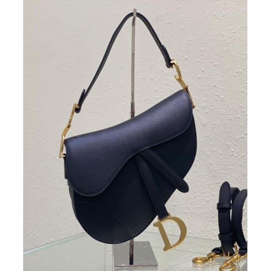 Replica Borsa a sella Christian Dior con cinturino nero Replica Borsa a sella Christian Dior con cinturino nero