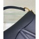 Replica Borsa a sella Christian Dior con cinturino nero Replica Borsa a sella Christian Dior con cinturino nero