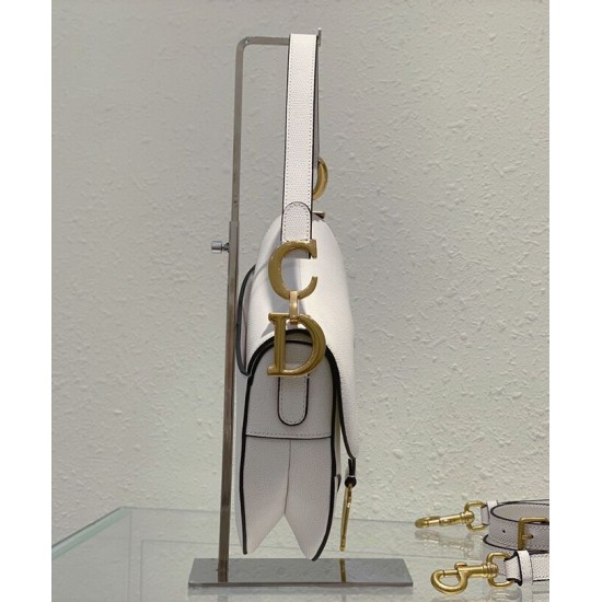 Replica Borsa da sella Christian Dior con cinturino bianco Replica Borsa da sella Christian Dior con cinturino bianco