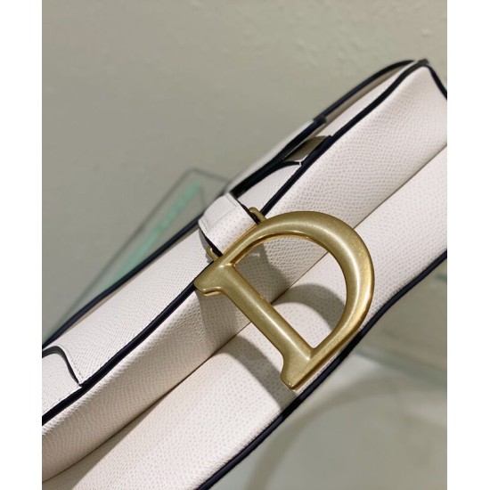 Replica Borsa da sella Christian Dior con cinturino bianco Replica Borsa da sella Christian Dior con cinturino bianco