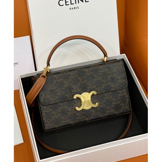 Replica Celine Box Triomphe In Tela Triomphe E Pelle Di Vitello Caffè Replica Celine Box Triomphe In Tela Triomphe E Pelle Di Vitello Caffè