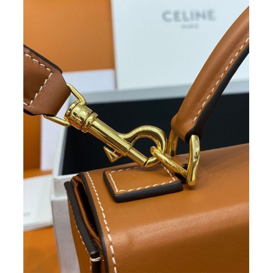 Replica Celine Box Triomphe In Pelle Di Vitello Naturale Caffè Replica Celine Box Triomphe In Pelle Di Vitello Naturale Caffè