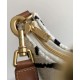 Replica Borsa Celine media con cinturino Ava in tessuto con crema Celine all-over e pelle di vitello